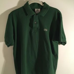 Lightly Used Dark Green Lacoste Polo